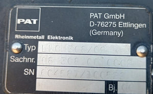 PAT LWG 308/02 Cable Reel Hirschmann Wika Crane Parts