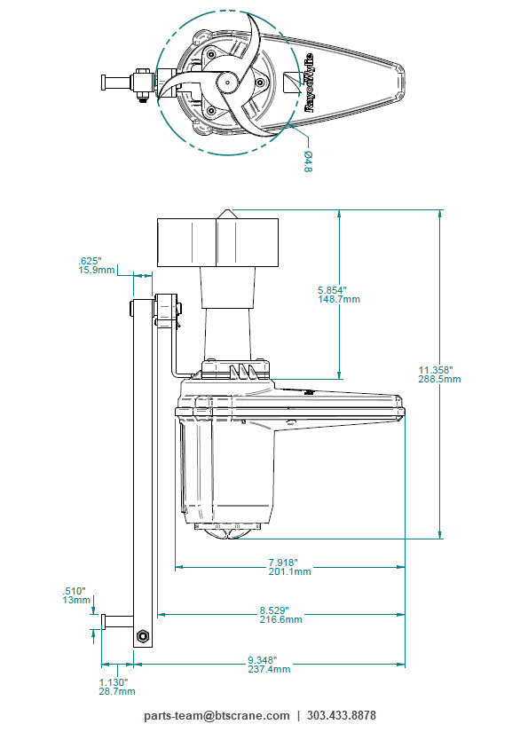 Crane Wind Speed System Kit BTS Crane Parts Store