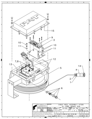 068-200-060-007 PAT Hirschmann KT200 Cable Reel with Comparator