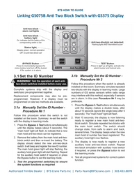 GS075-B Trimble LSI Wireless Anti Two Block Switch