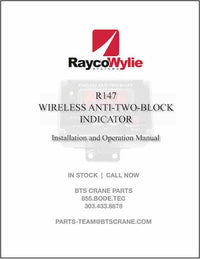 Crane Anti Two Block System - RaycoWylie R147