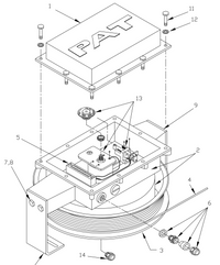 PAT Hirschmann Slip Ring Kit, 2 Conductor, New Version