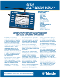 Trimble LSI GS820 Wireless Display
