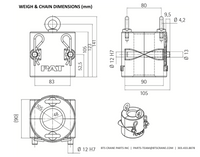 003-100-210-012 Weight & Chain PAT Hirschmann