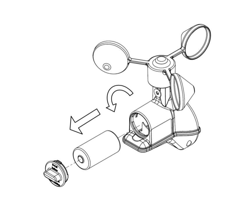 PD058A Wind Speed Sensor Cup Assembly